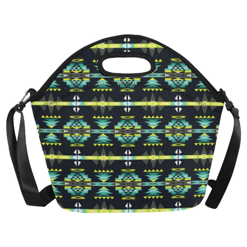 River Trail Neoprene Lunch Bag/Large (Model 1669) bag e-joyer