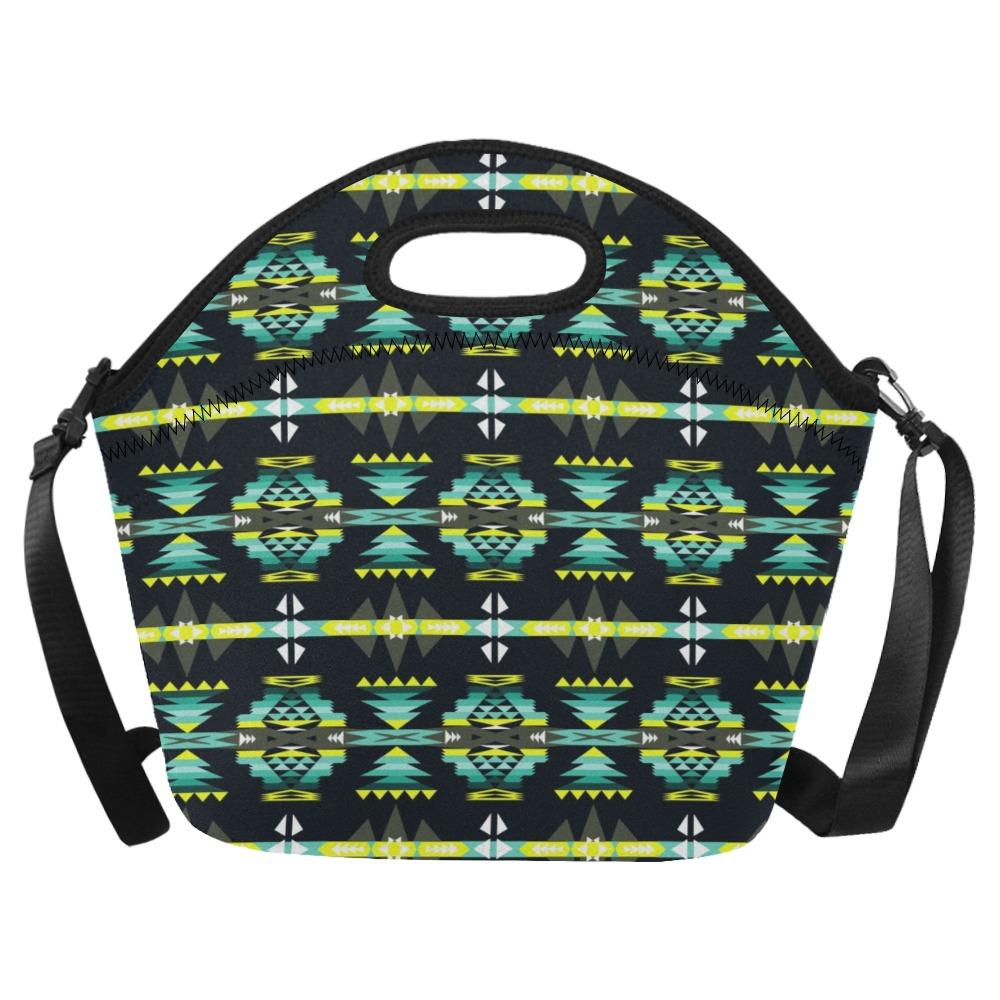 River Trail Neoprene Lunch Bag/Large (Model 1669) bag e-joyer