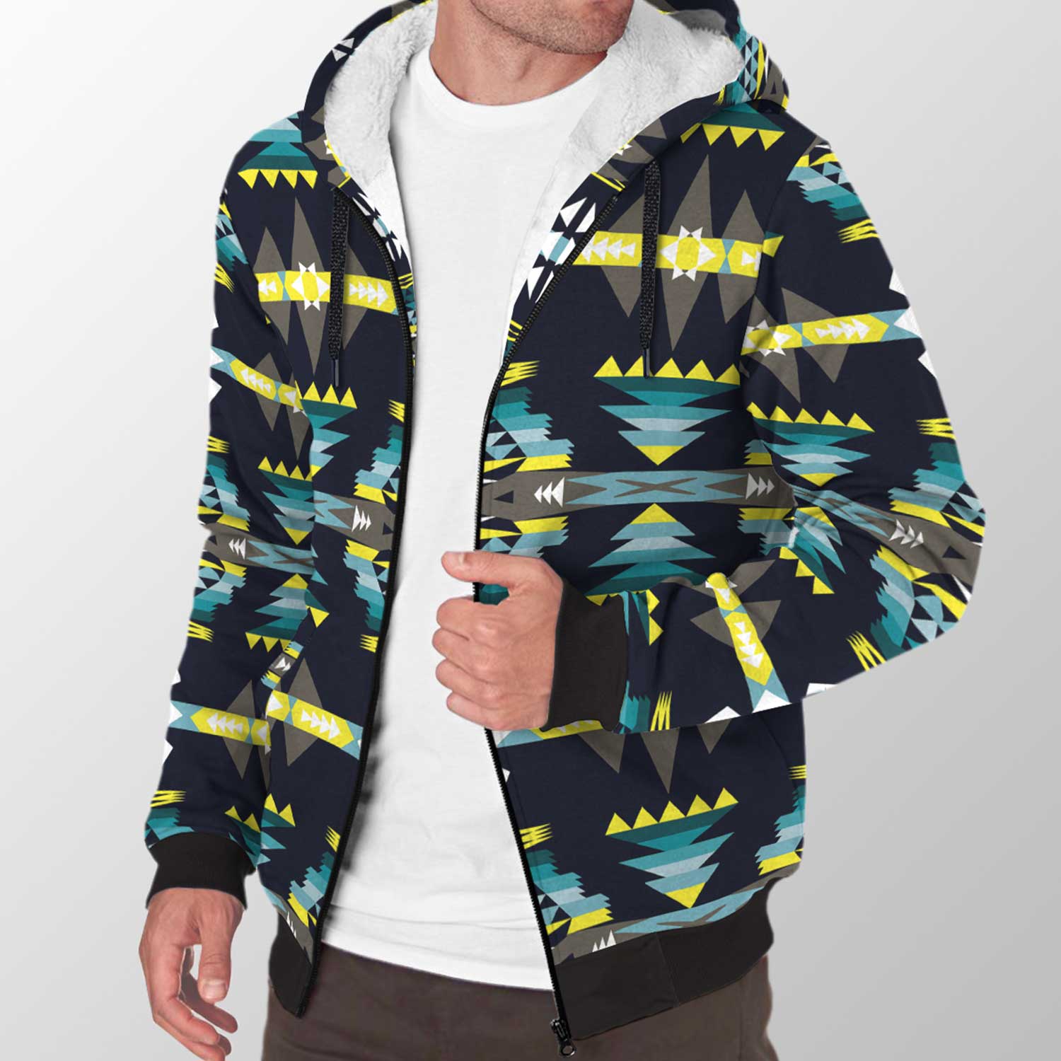 On the byas online hoodie aztec