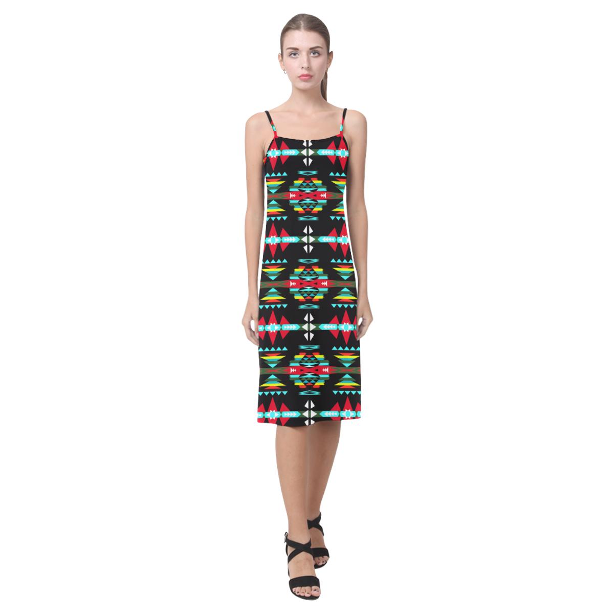 River Trail Sunset Alcestis Slip Dress (Model D05) Alcestis Slip Dress (D05) e-joyer