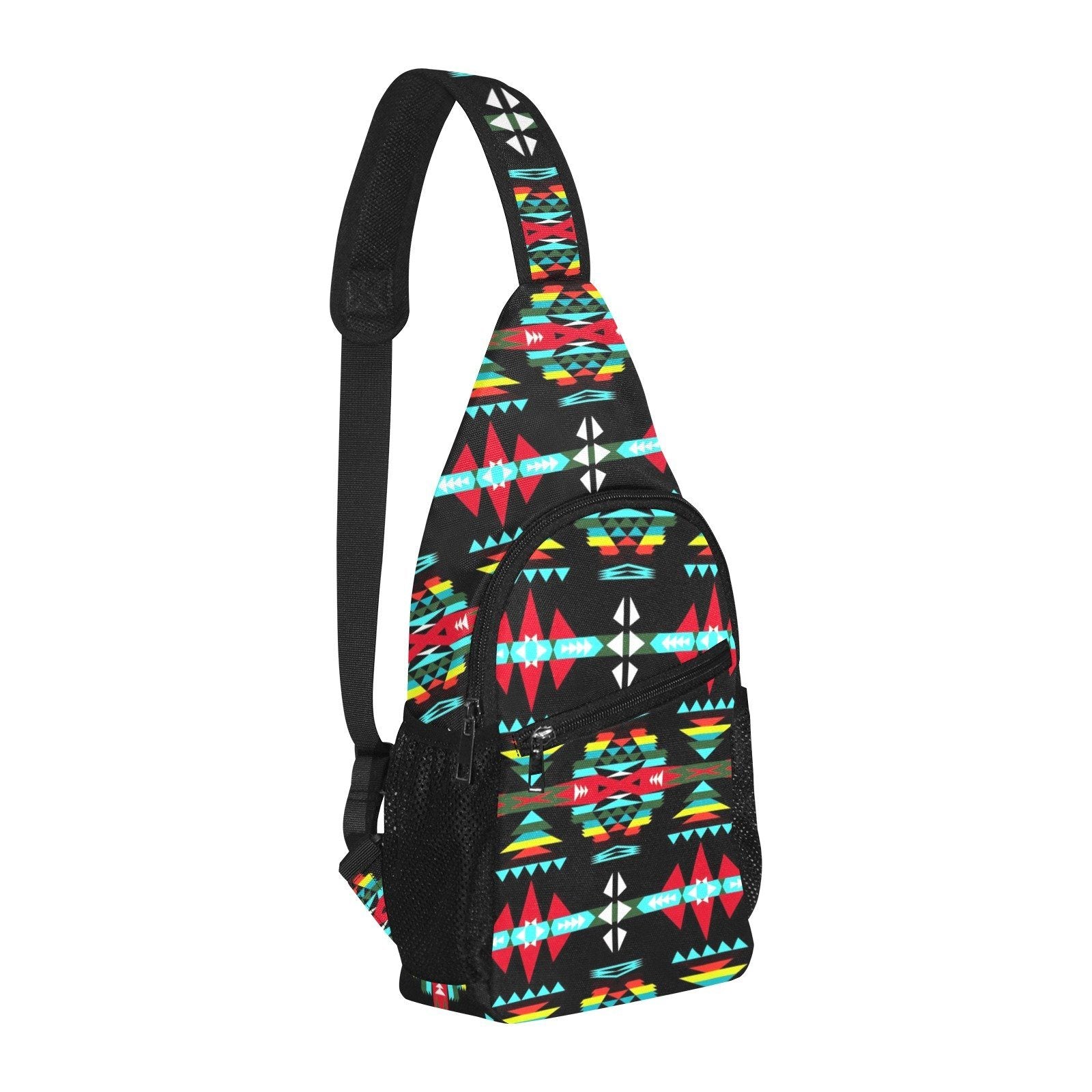 River Trail Sunset All Over Print Chest Bag (Model 1719) All Over Print Chest Bag (1719) e-joyer