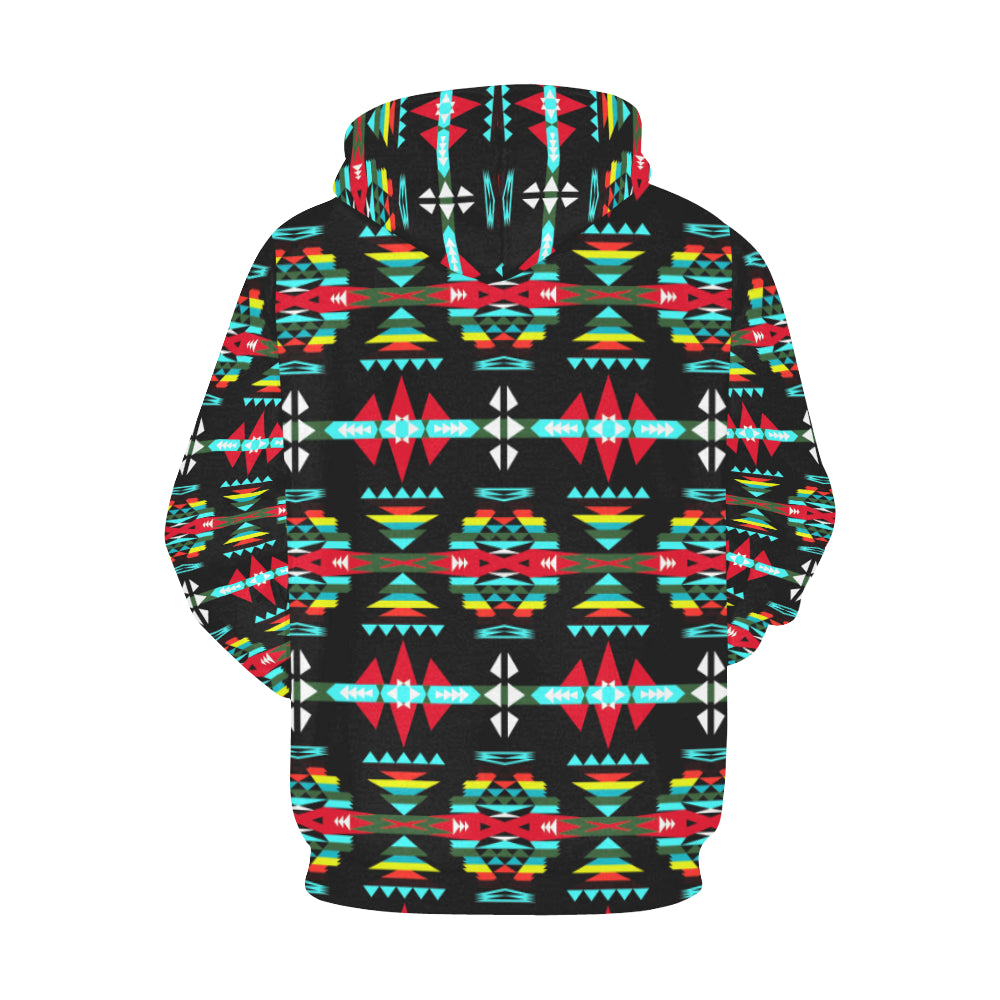 River Trail Sunset All Over Print Hoodie for Women (USA Size) (Model H13) All Over Print Hoodie for Women (H13) e-joyer