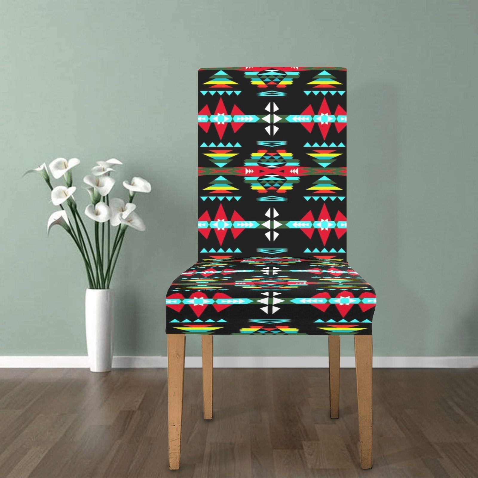 River Trail Sunset Chair Cover (Pack of 4) Chair Cover (Pack of 4) e-joyer
