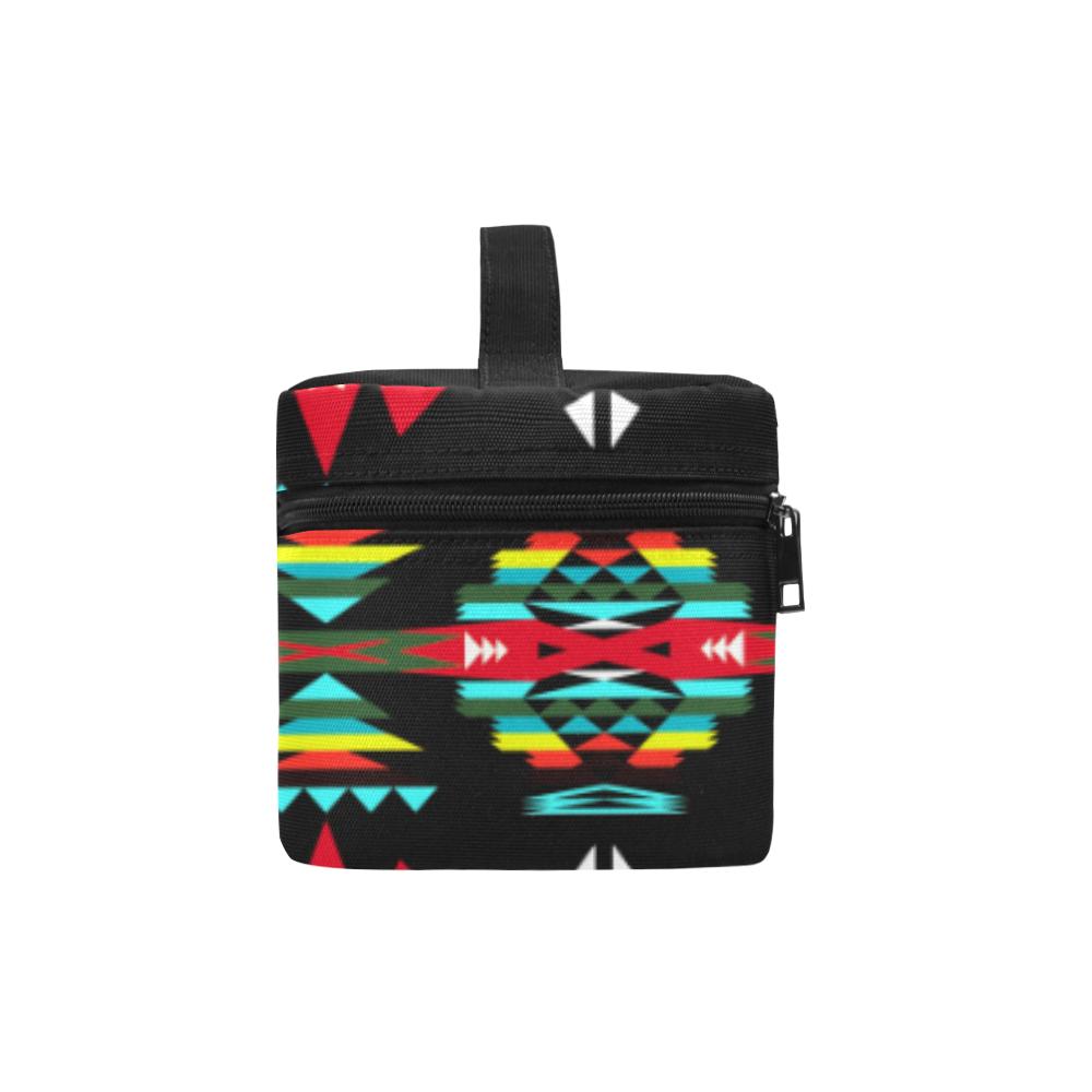 River Trail Sunset Cosmetic Bag/Large (Model 1658) Cosmetic Bag e-joyer