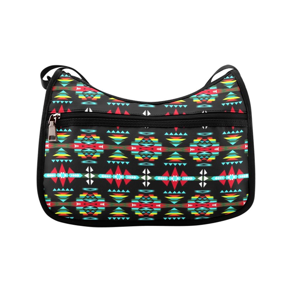 River Trail Sunset Crossbody Bags (Model 1616) Crossbody Bags (1616) e-joyer