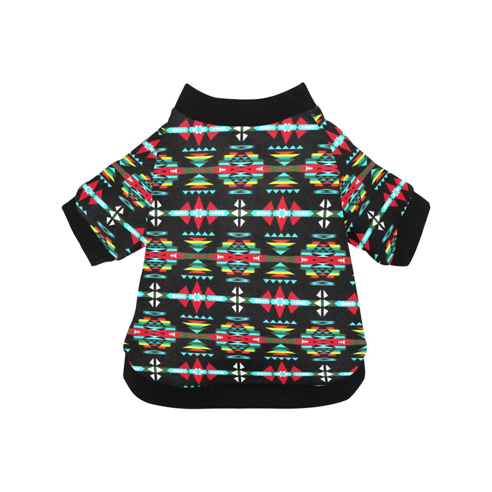 River Trail Sunset Pet Dog Round Neck Shirt Pet Dog Round Neck Shirt e-joyer