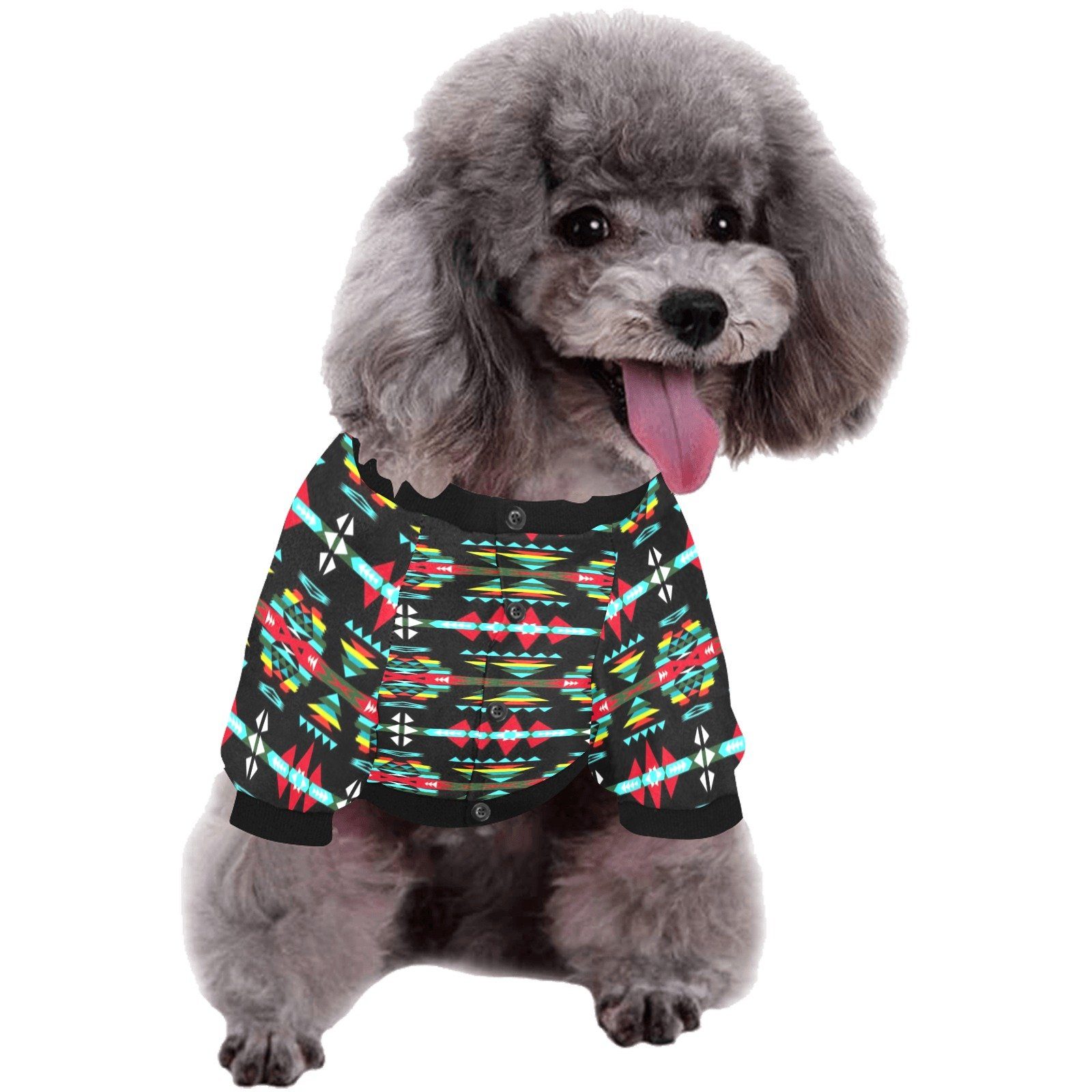River Trail Sunset Pet Dog Round Neck Shirt Pet Dog Round Neck Shirt e-joyer