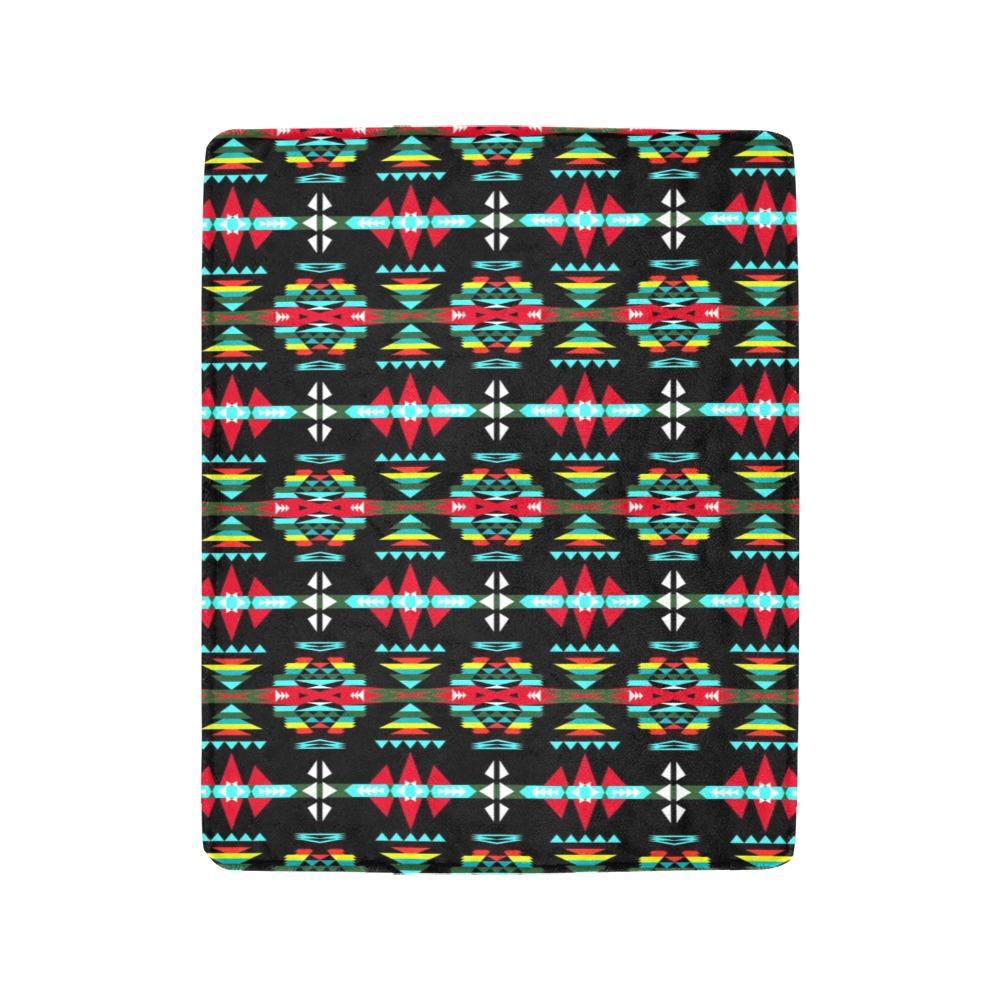 River Trail Sunset Ultra-Soft Micro Fleece Blanket 40"x50" Ultra-Soft Blanket 40''x50'' e-joyer