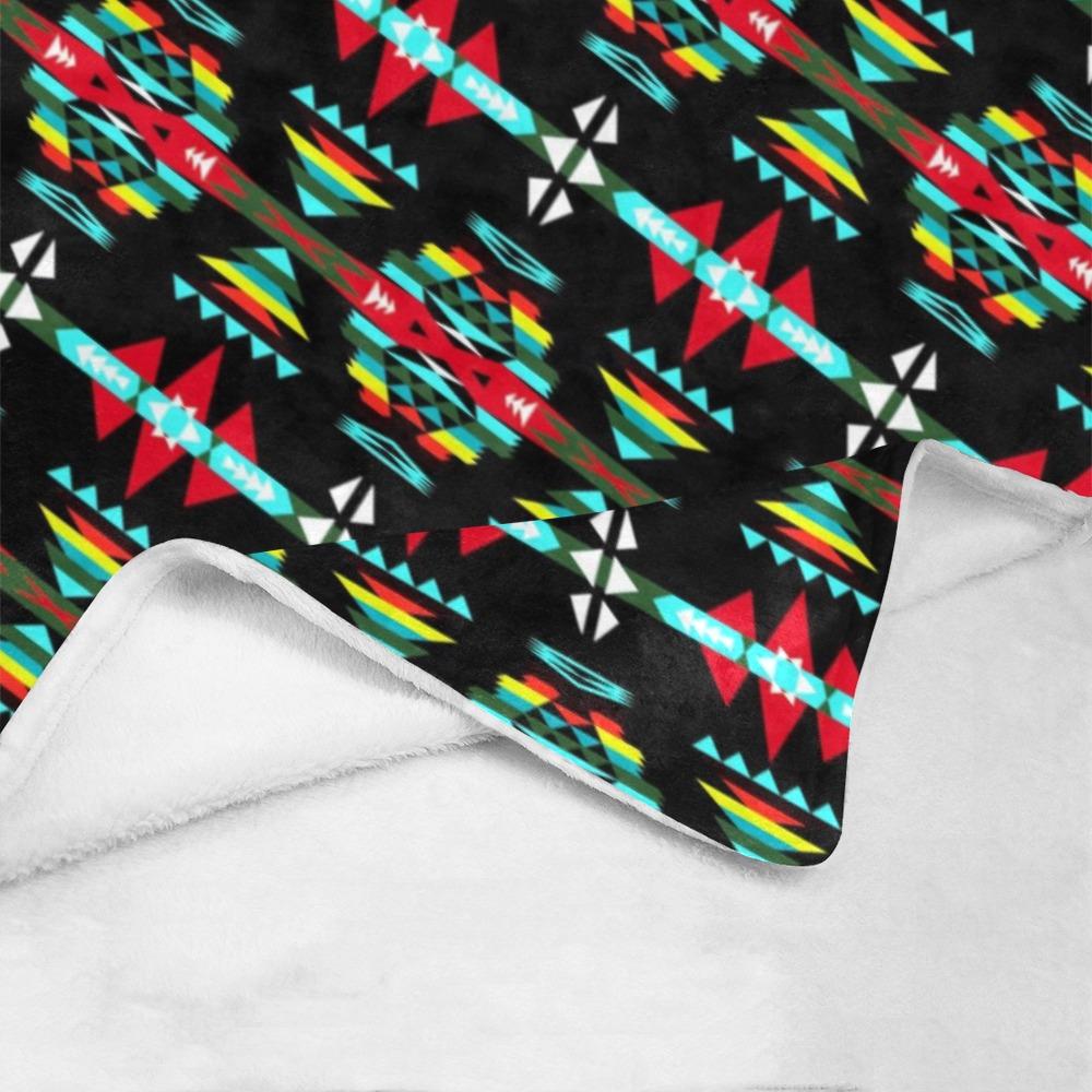 River Trail Sunset Ultra-Soft Micro Fleece Blanket 40"x50" Ultra-Soft Blanket 40''x50'' e-joyer