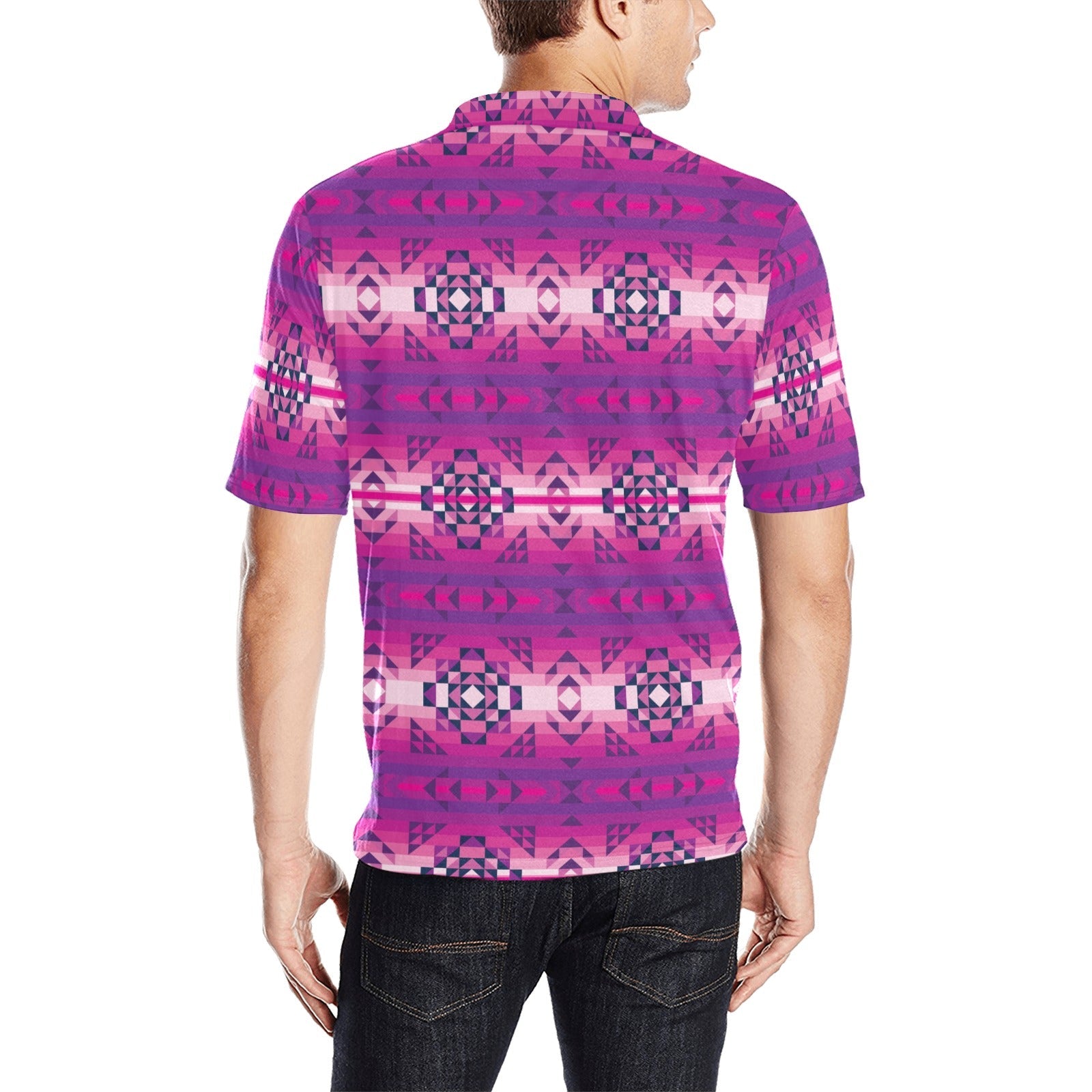 Royal Airspace Men's All Over Print Polo Shirt (Model T55) Men's Polo Shirt (Model T55) e-joyer