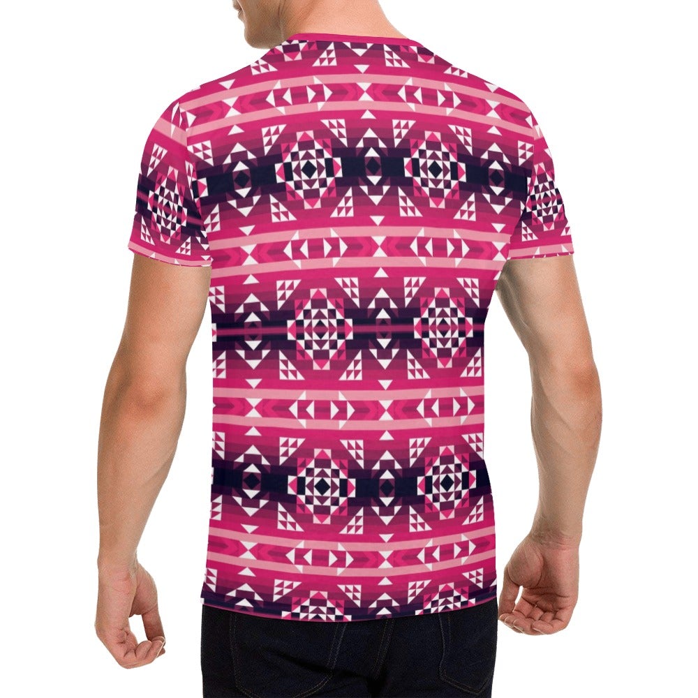 Royal Airspace Red All Over Print T-Shirt for Men (USA Size) (Model T40) All Over Print T-Shirt for Men (T40) e-joyer
