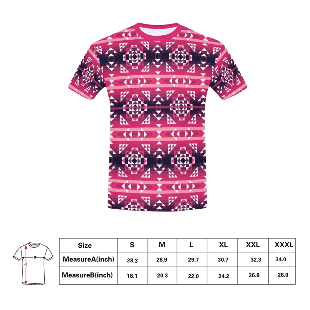 Royal Airspace Red All Over Print T-Shirt for Men (USA Size) (Model T40) All Over Print T-Shirt for Men (T40) e-joyer