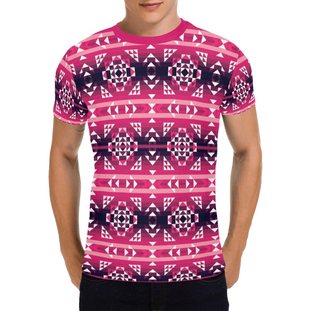 Royal Airspace Red All Over Print T-Shirt for Men (USA Size) (Model T40) All Over Print T-Shirt for Men (T40) e-joyer