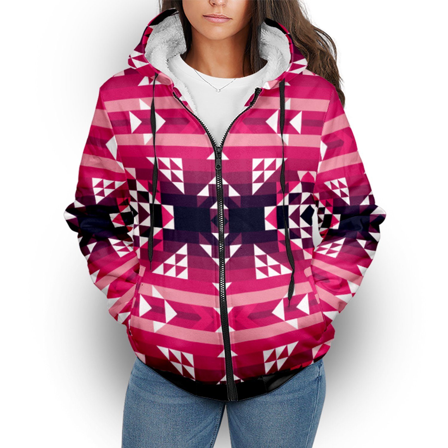 Royal Airspace Red Sherpa Hoodie hoodie Herman