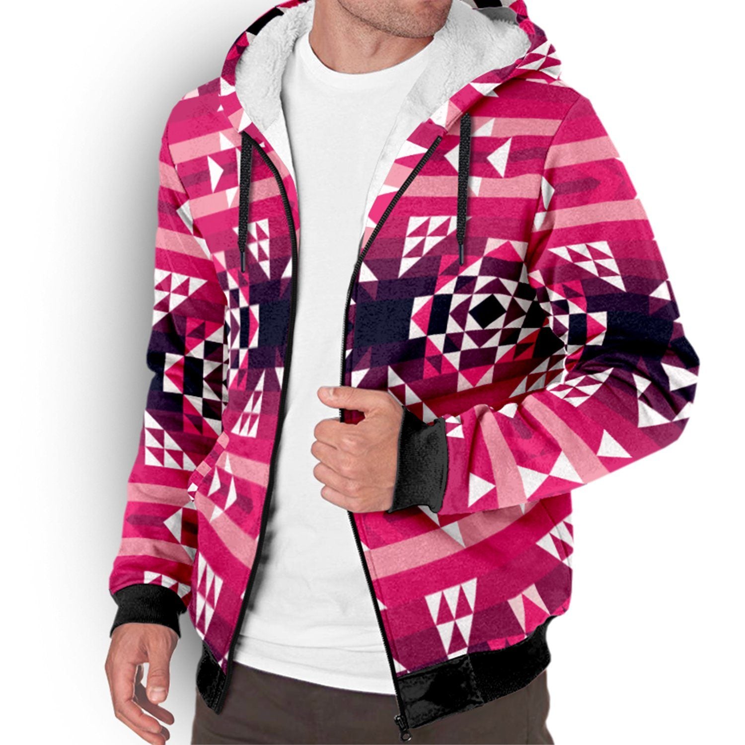 Royal Airspace Red Sherpa Hoodie hoodie Herman