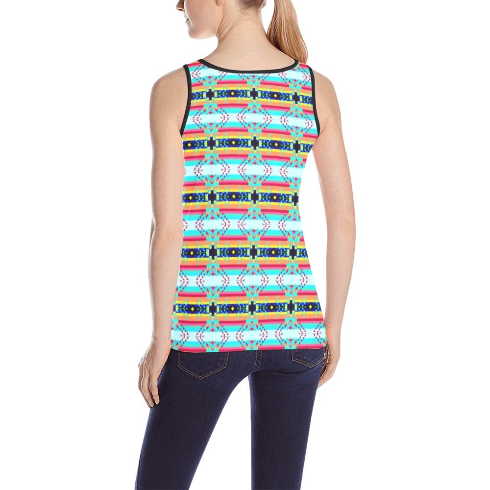 Sacred Spring All Over Print Tank Top for Women (Model T43) All Over Print Tank Top for Women (T43) e-joyer