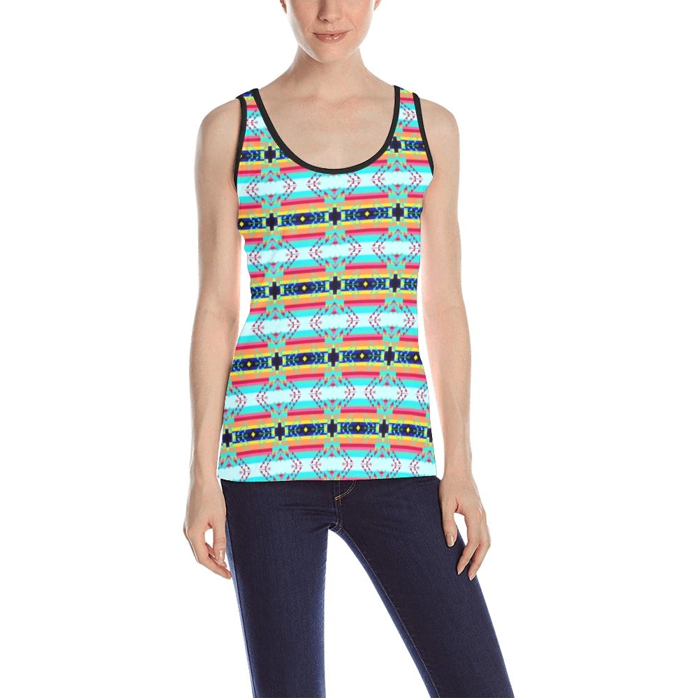 Sacred Spring All Over Print Tank Top for Women (Model T43) All Over Print Tank Top for Women (T43) e-joyer