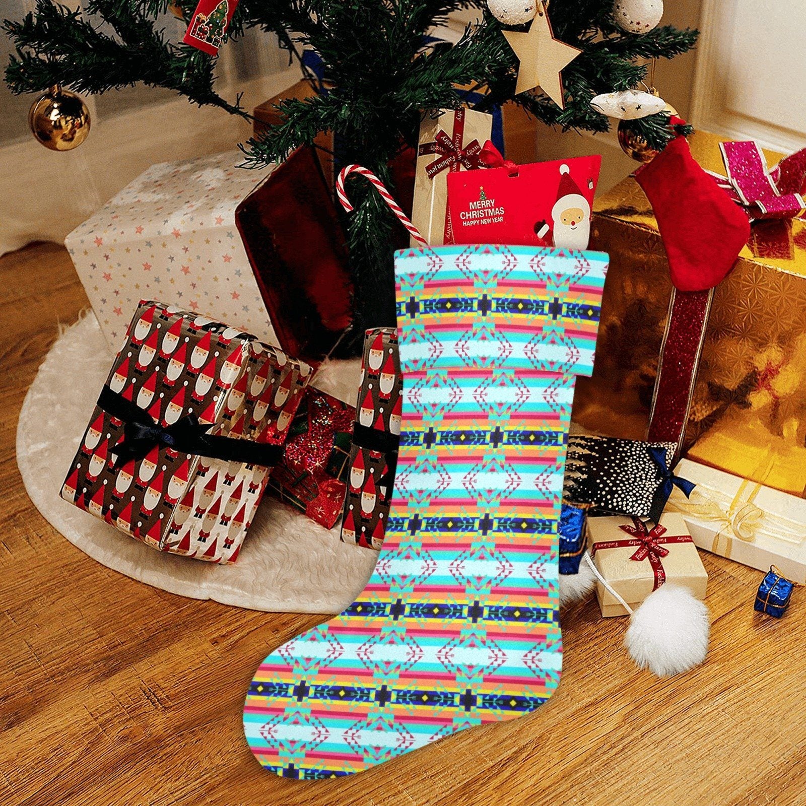 Sacred Spring Christmas Stocking holiday stocking e-joyer
