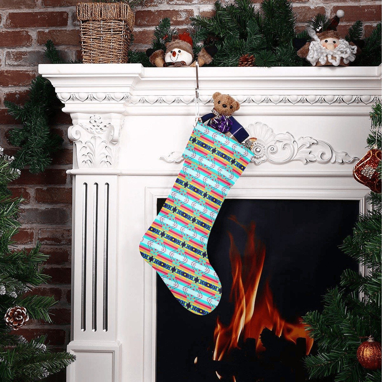 Sacred Spring Christmas Stocking holiday stocking e-joyer