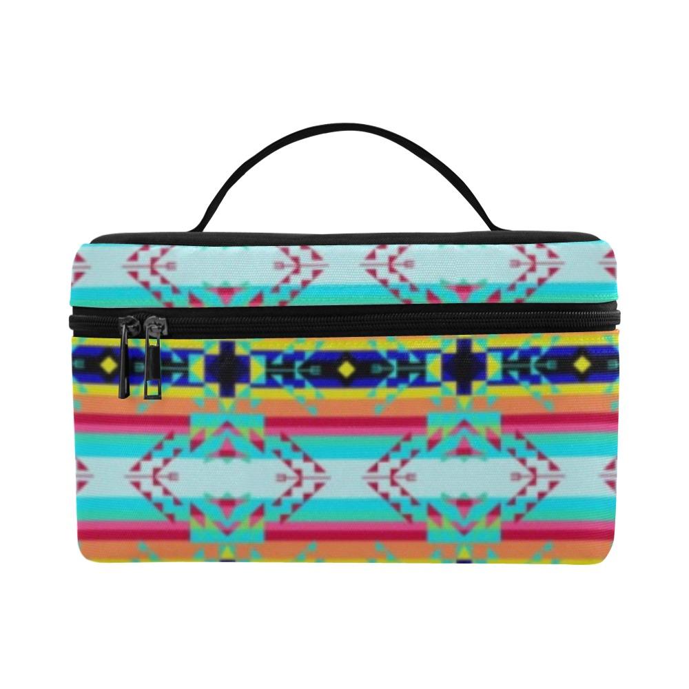 Sacred Spring Cosmetic Bag/Large (Model 1658) Cosmetic Bag e-joyer