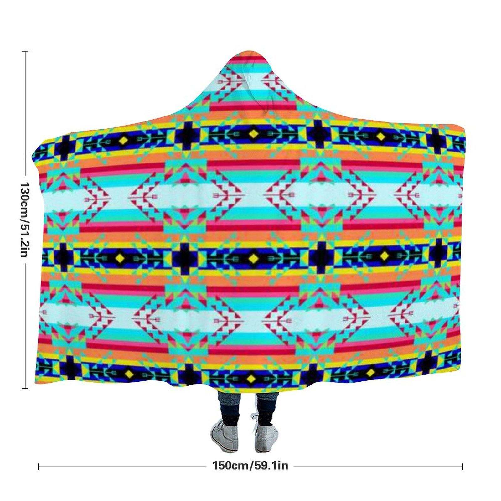 Sacred Spring Hooded Blanket 49 Dzine