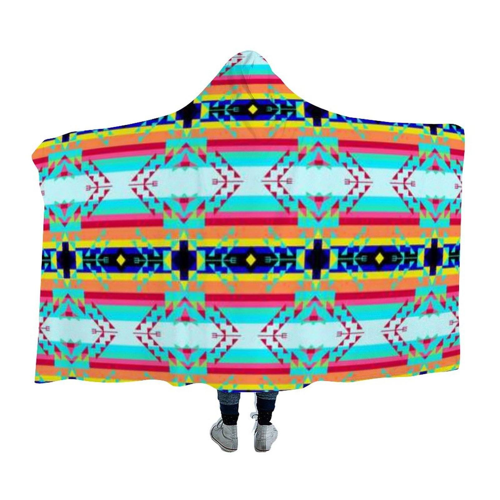 Sacred Spring Hooded Blanket 49 Dzine