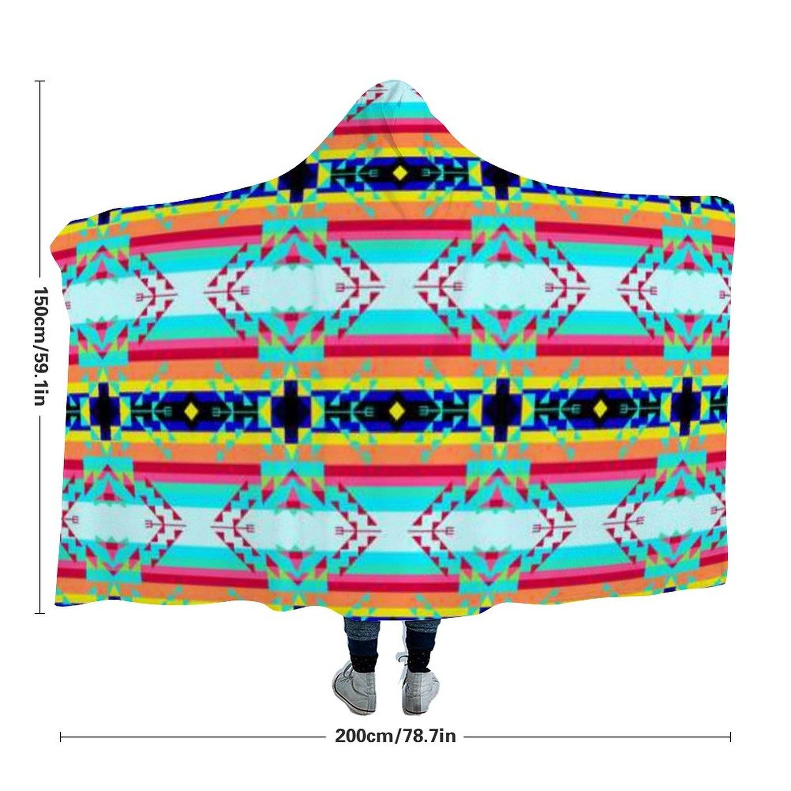 Sacred Spring Hooded Blanket 49 Dzine