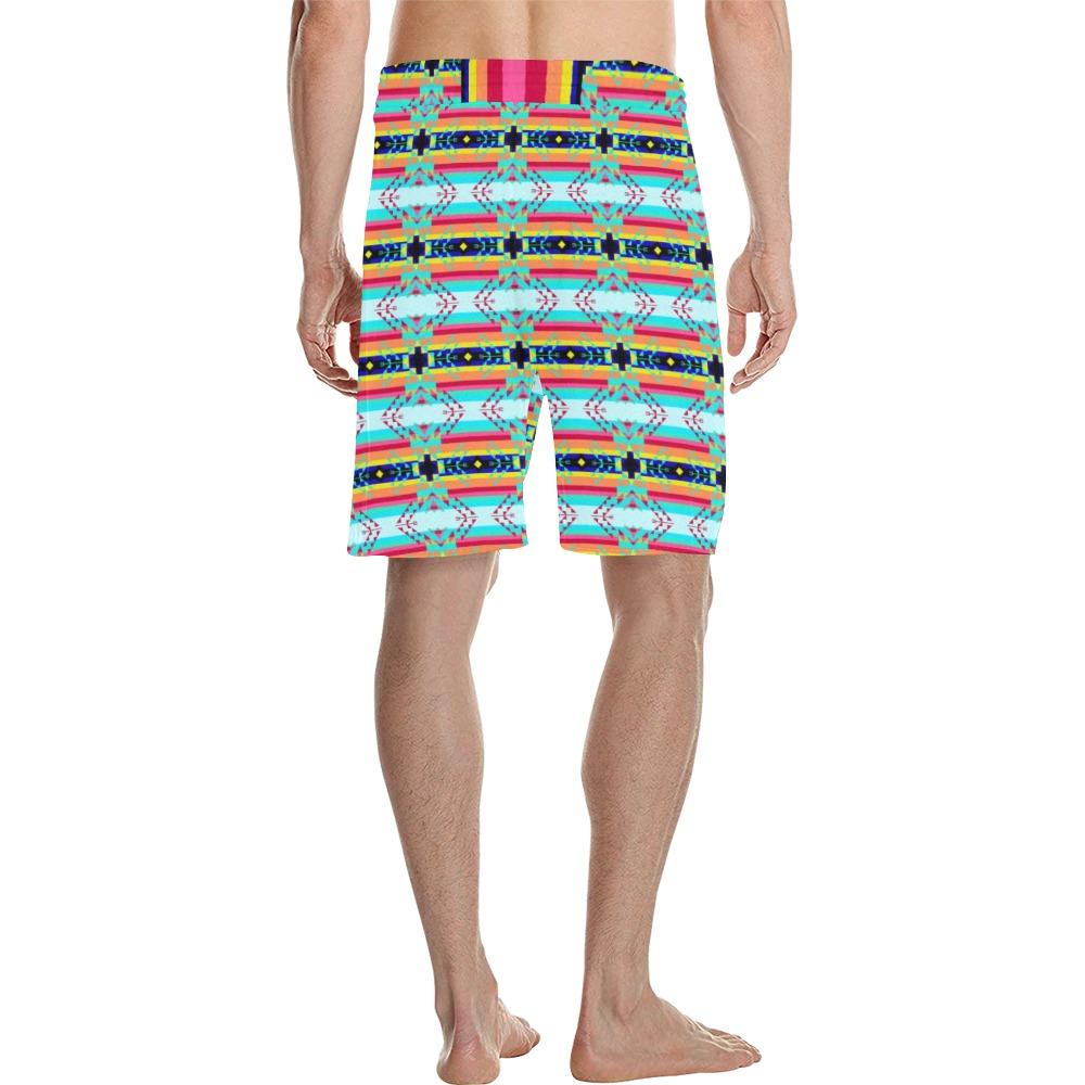 Sacred Spring Men's All Over Print Casual Shorts (Model L23) Men's Casual Shorts (L23) e-joyer
