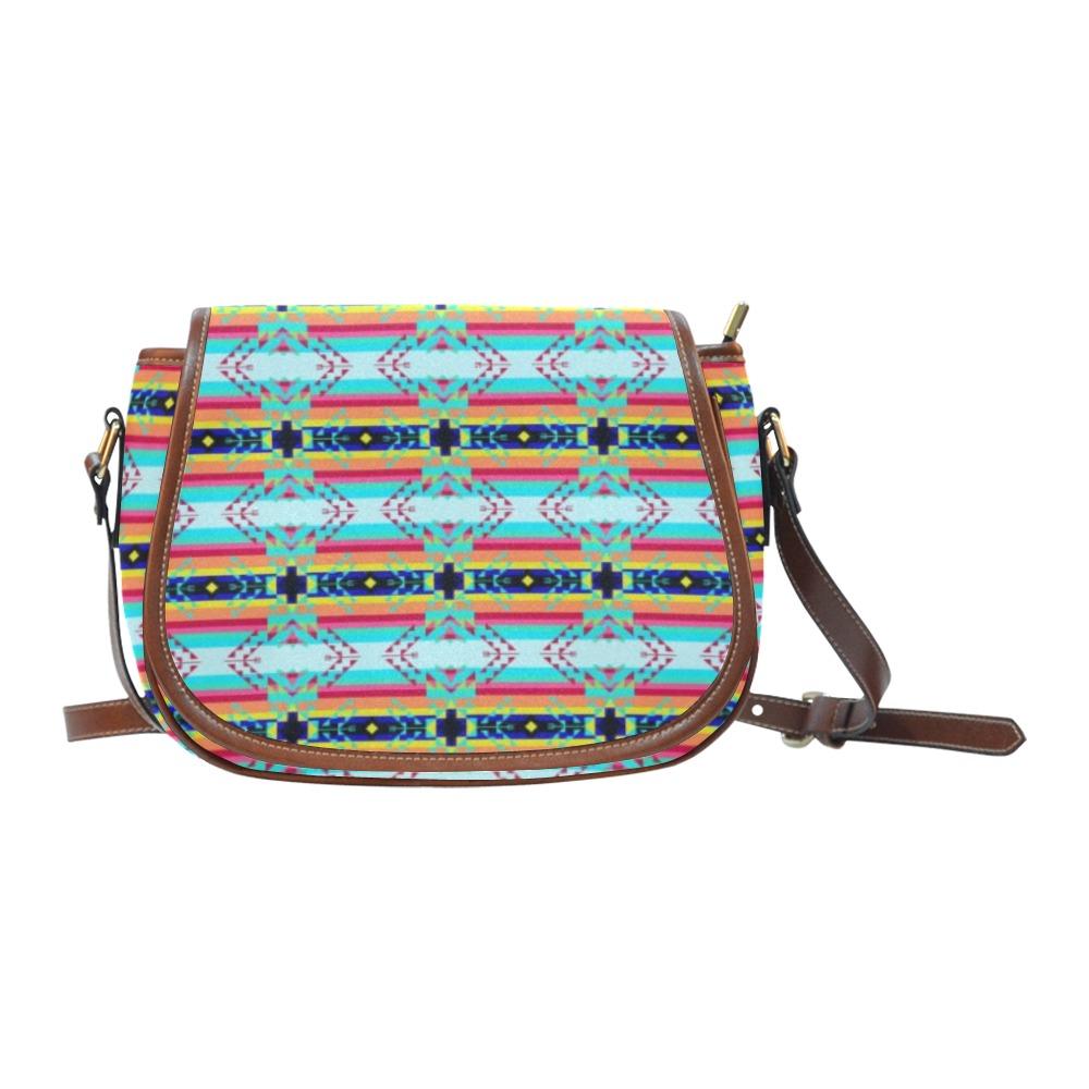 Sacred Spring Saddle Bag/Small (Model 1649) Full Customization bag e-joyer 