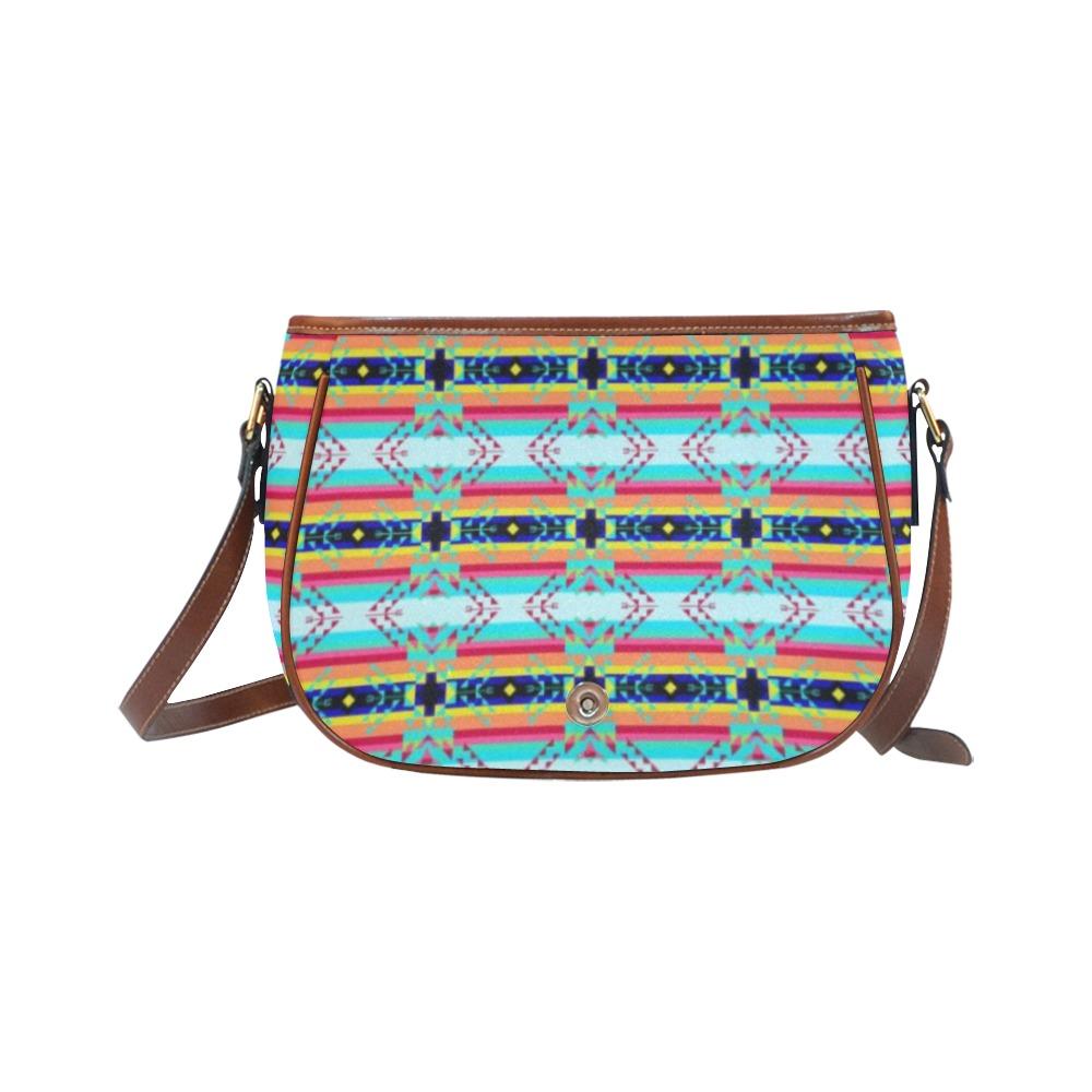 Sacred Spring Saddle Bag/Small (Model 1649) Full Customization bag e-joyer 
