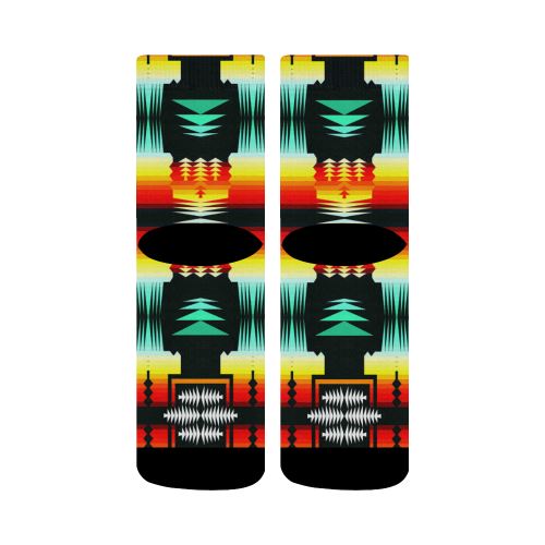 Sage Fire and Sky Crew Socks Crew Socks e-joyer