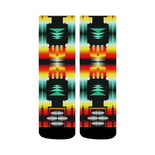 Sage Fire and Sky Crew Socks Crew Socks e-joyer