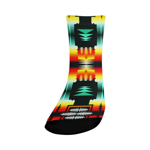 Sage Fire and Sky Crew Socks Crew Socks e-joyer
