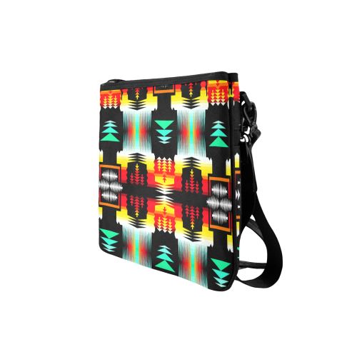 Sage Fire and Sky Slim Clutch Bag (Model 1668) Slim Clutch Bags (1668) e-joyer