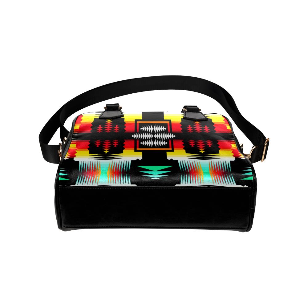 Sage Fire and Turquoise Shoulder Handbag (Model 1634) Shoulder Handbags (1634) e-joyer