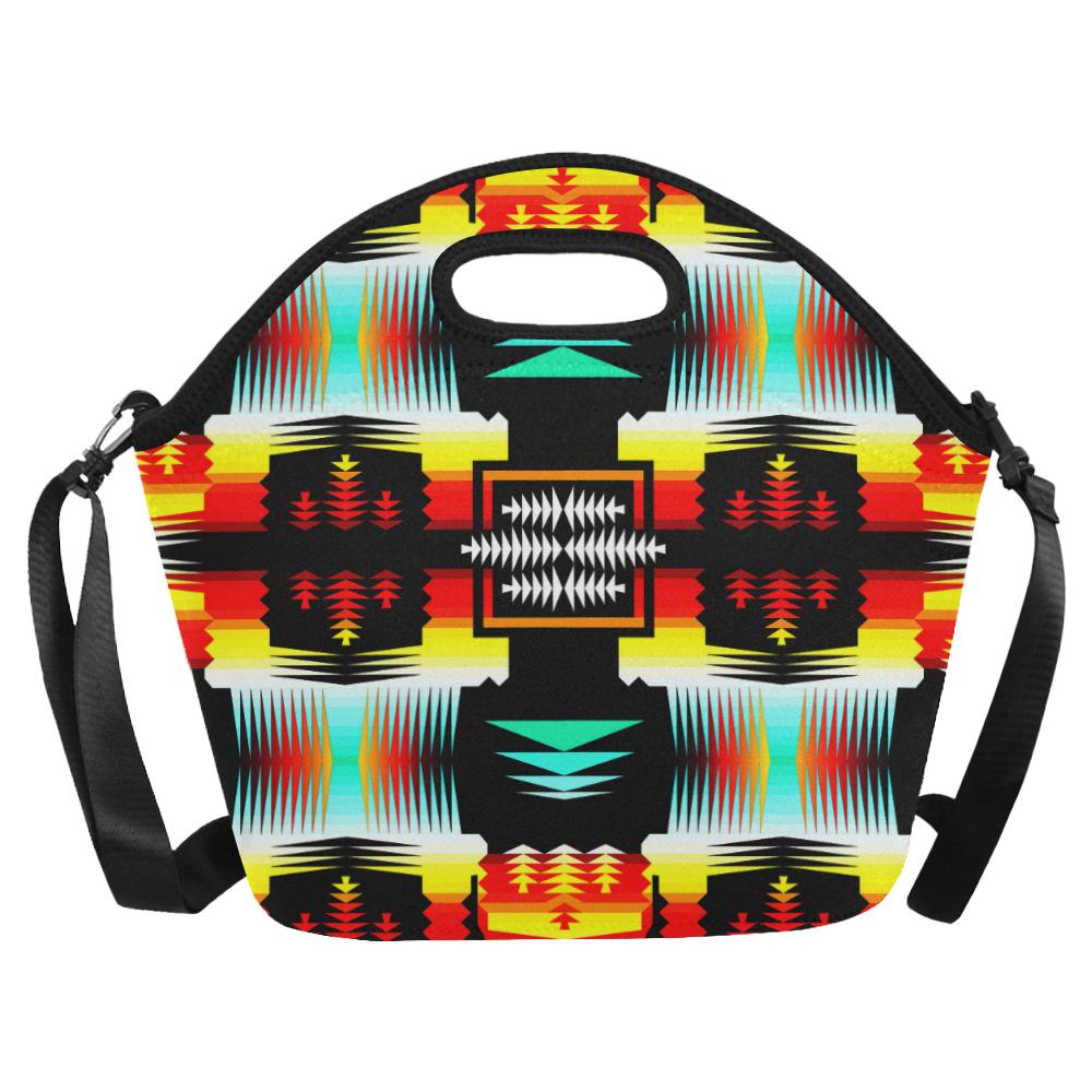 Sage Fire Large Insulated Neoprene Lunch Bag That Replaces Your Purse (Model 1669) Neoprene Lunch Bag/Large (1669) e-joyer