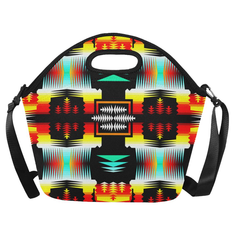 Sage Fire Large Insulated Neoprene Lunch Bag That Replaces Your Purse (Model 1669) Neoprene Lunch Bag/Large (1669) e-joyer