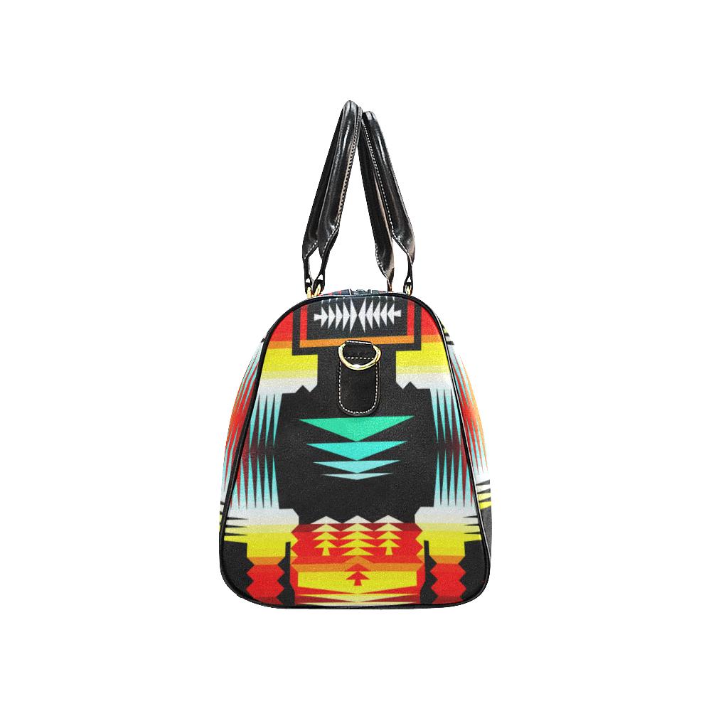 Sage Fire Revamp New Waterproof Travel Bag/Small (Model 1639) Waterproof Travel Bags (1639) e-joyer