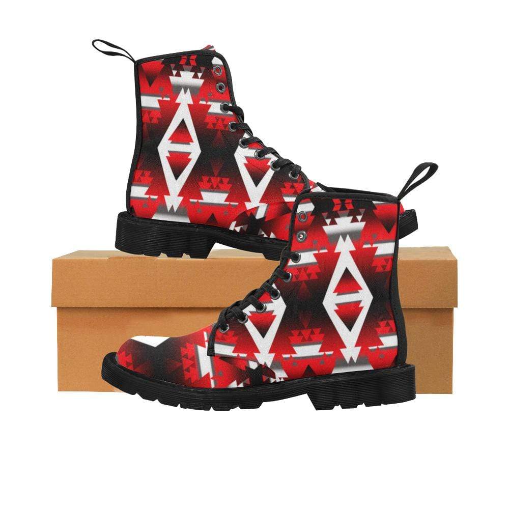 Sierra Winter Camp Boots for Men (Black) (Model 1203H) Martin Boots for Men (Black) (1203H) e-joyer