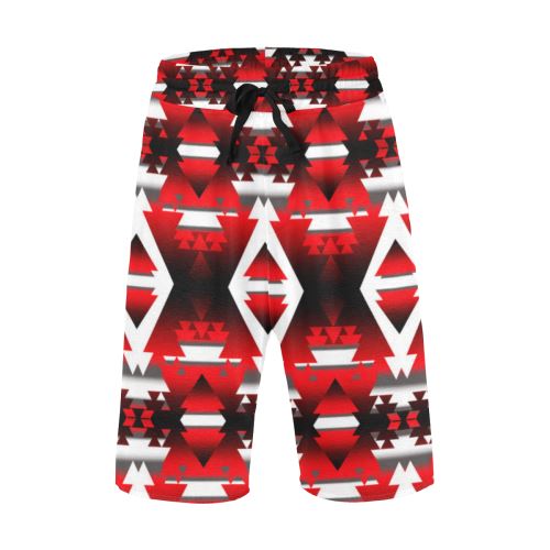 Sierra Winter Camp Men's All Over Print Casual Shorts (Model L23) Men's Casual Shorts (L23) e-joyer