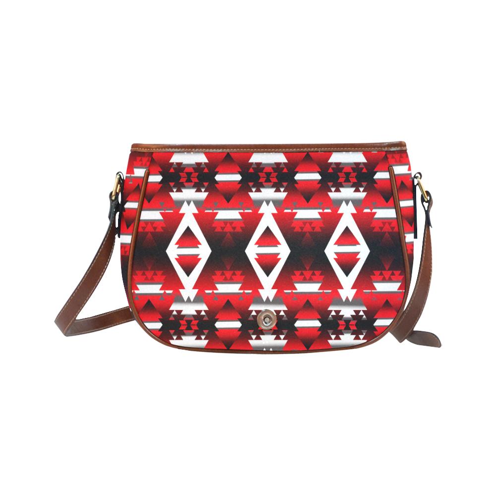 Sierra Winter Camp Saddle Bag/Small (Model 1649) Full Customization Saddle Bag/Small (Full Customization) e-joyer