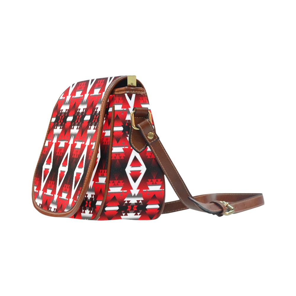 Sierra Winter Camp Saddle Bag/Small (Model 1649) Full Customization Saddle Bag/Small (Full Customization) e-joyer
