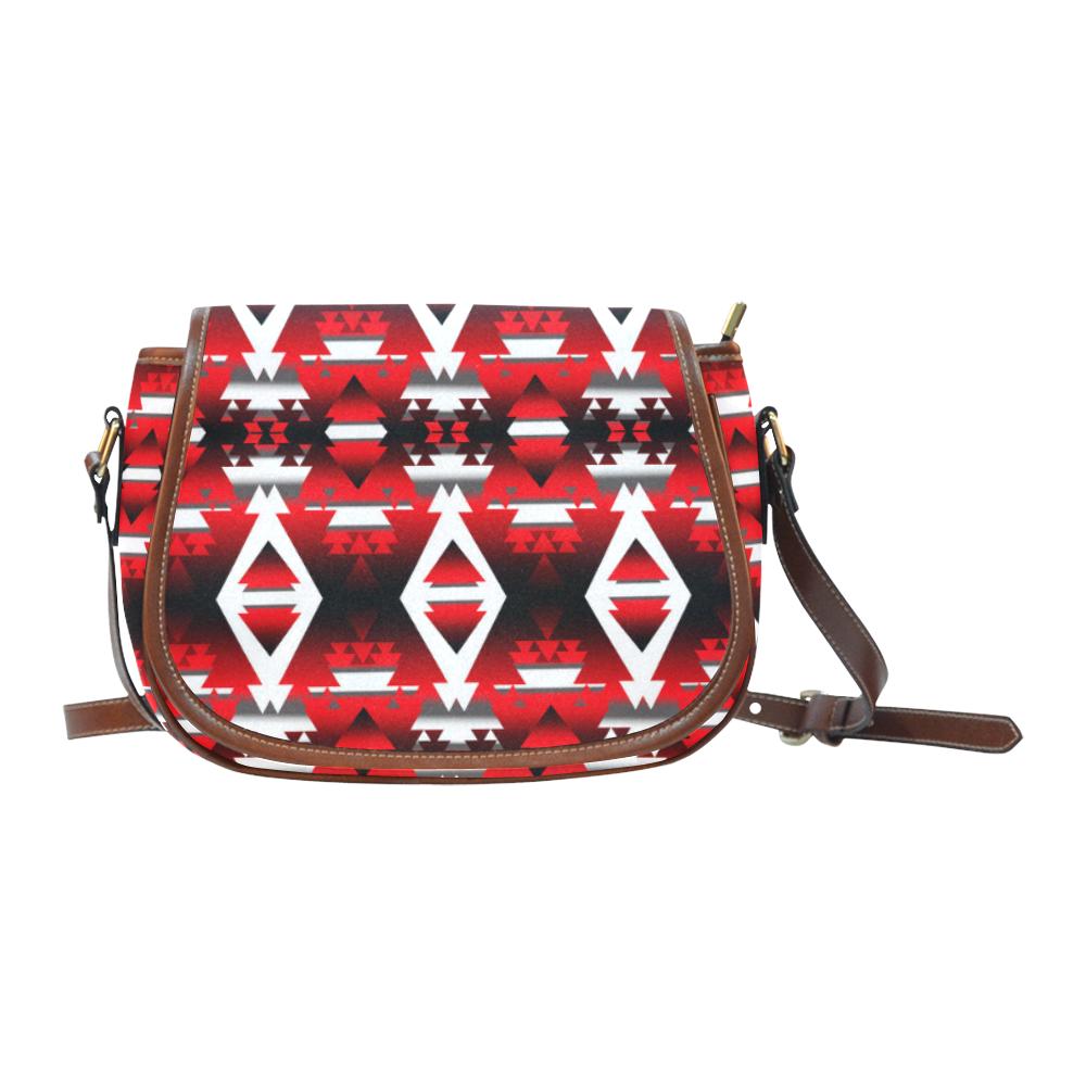 Sierra Winter Camp Saddle Bag/Small (Model 1649) Full Customization Saddle Bag/Small (Full Customization) e-joyer