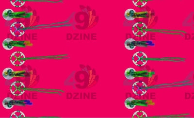 Silk Ribbons and Belles Royal Pink Satin Fabric 49DzineStore