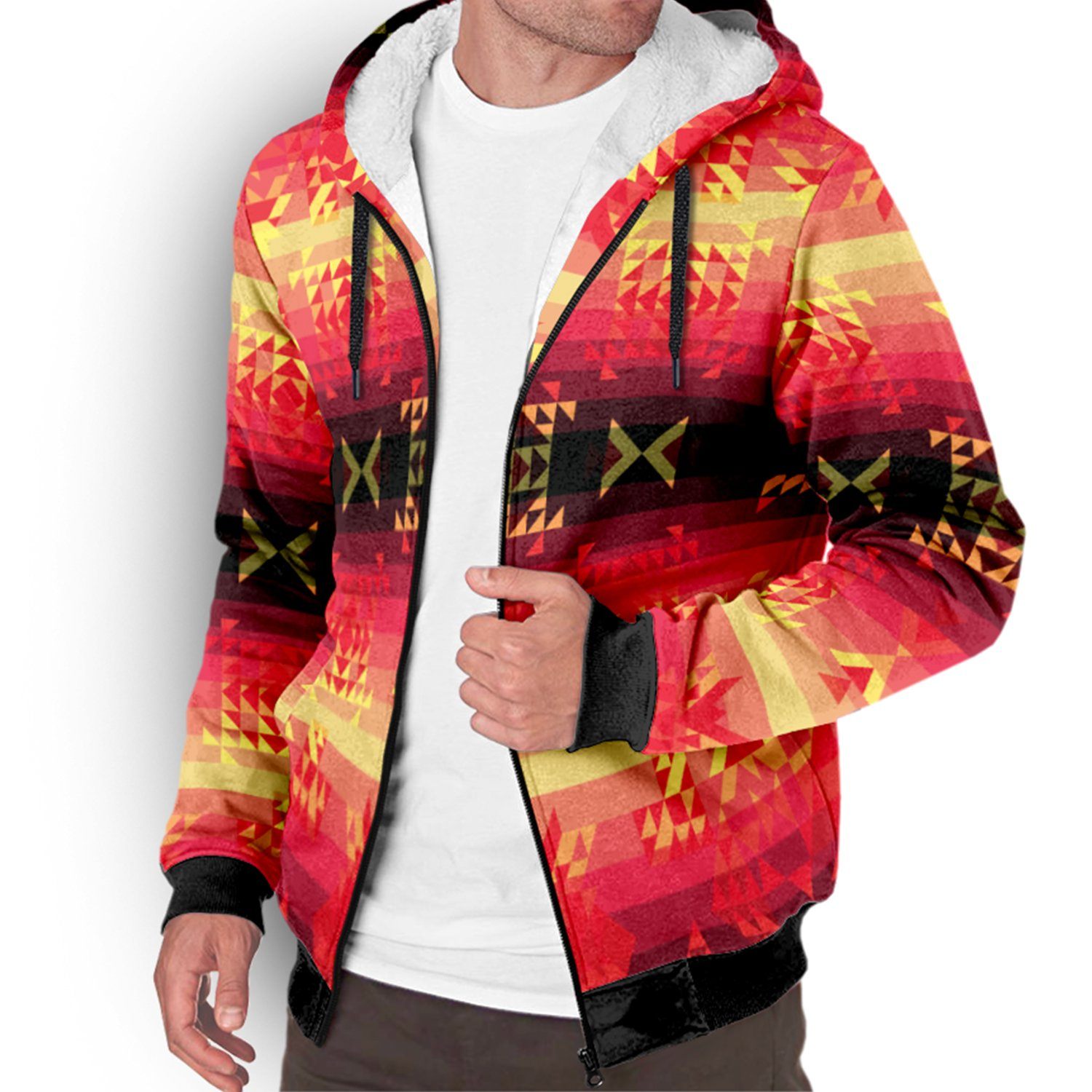 Soleil Fusion Rouge LG Sherpa Hoodie hoodie Herman