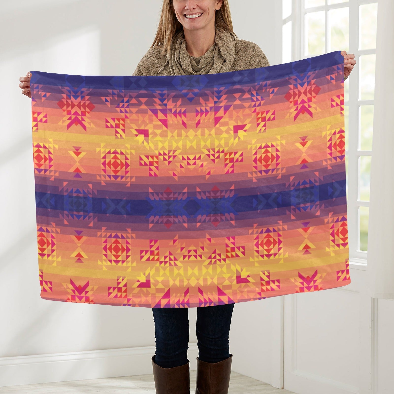Soleil Indigo Baby Blanket 30"x40" Baby Blanket 30"x40" e-joyer