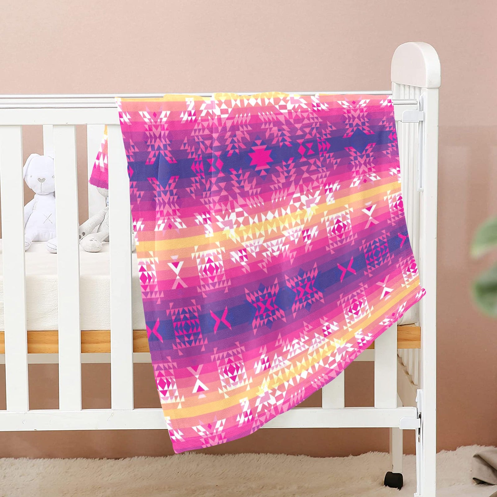 Soleil Overlay Baby Blanket 30"x40" Baby Blanket 30"x40" e-joyer