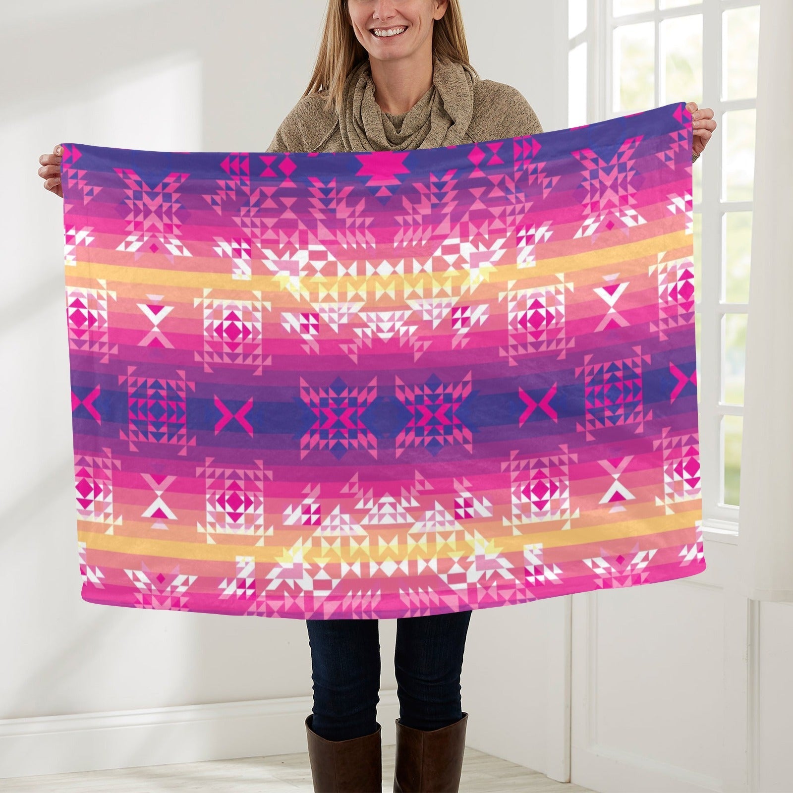 Soleil Overlay Baby Blanket 30"x40" Baby Blanket 30"x40" e-joyer