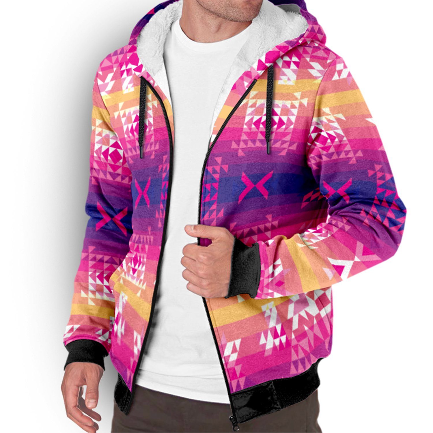 Soleil Overlay LG Sherpa Hoodie hoodie Herman