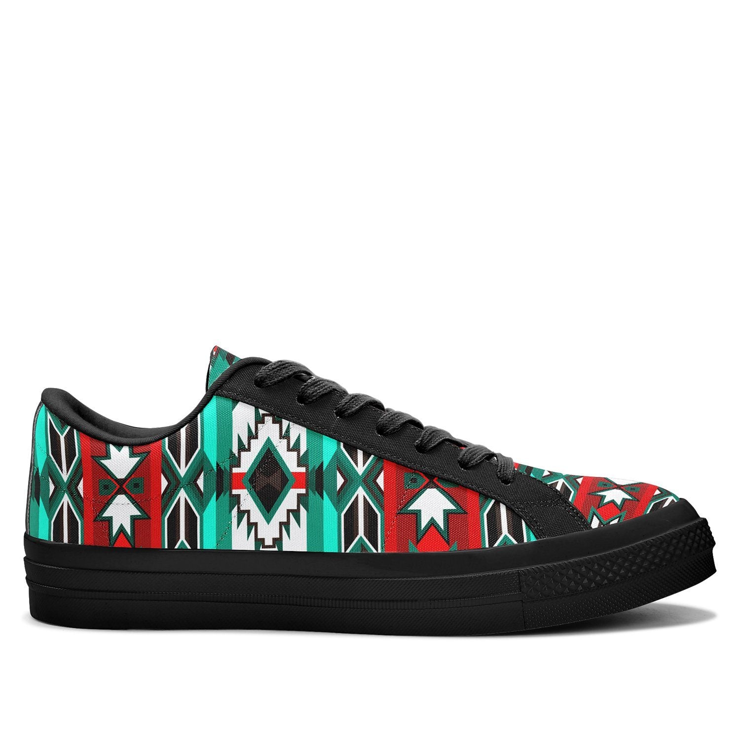 Southwest Journey Aapisi Low Top Canvas Shoes Black Sole 49 Dzine